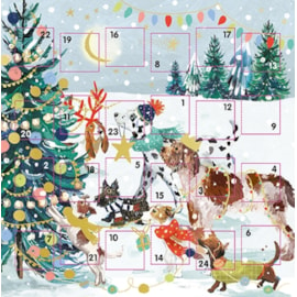 Ling Design Christmas Time Advent Calendar Card (LADVC008)