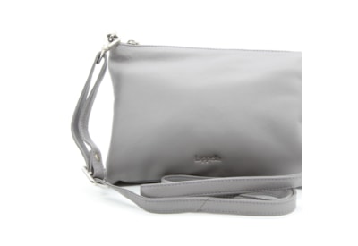 Lapella Yasmin Leather Crossbody/clutch Bag Smoke Grey (120-26SMOKEGREY)