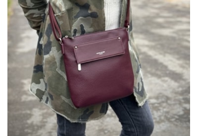 David Jones Pu X/body Bag Bordeaux (NV6911-3_BORDEAUX)