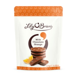 Lily O'brien's Milk Chocolate Orange Bag 100g (5107246)