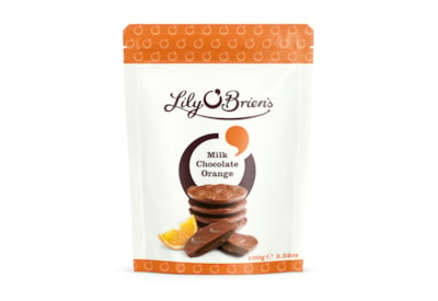 Lily O'brien's Milk Chocolate Orange Bag 100g (5107246)