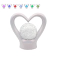 Lesser & Pavey Heart Lamp Glitter Pearlescent (LP73165)