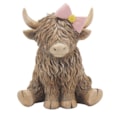 Lesser & Pavey Highland Cow Pink Bow (LP73652)