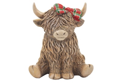 Lesser & Pavey Highland Cow Tartan Bow (LP73654)