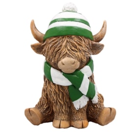 Lesser & Pavey Highland Cow Scarf & Hat (LP74352)