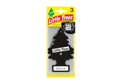 Little Trees Black Ice Air Freshners 3 Pack (LT39055)