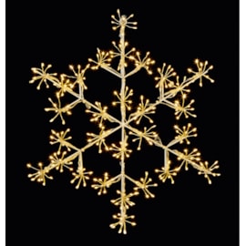 Premier Microbright Snowflake Warm White Led 40cm (LV213043WW)