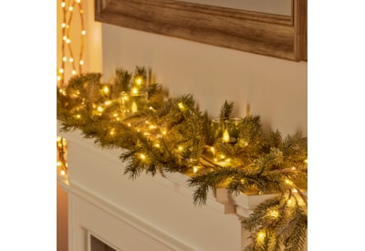 Premier Pine Needle Prelit Garland 1.8m (LV243436)