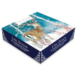 Ling Design Winter Wonderland Lg Deluxe Cards 12's (LXDR0004)