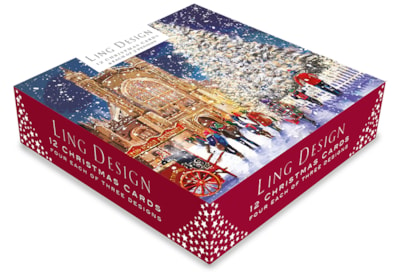 Ling Design Christmas Celebration Lg Deluxe Cards 12's (LXDR0011)