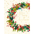 Ling Design Berry Wreath Mini Luxury Cards 8's (LXLM0005)