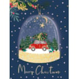 Ling Design Driving Home For Christmas Mini Luxury Cards 8's (LXLM0006)