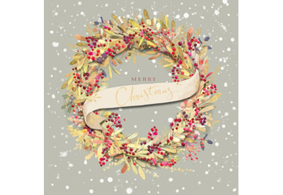 Ling Design Luxury Wreath Luxury Cards 5's (LXLR0002)