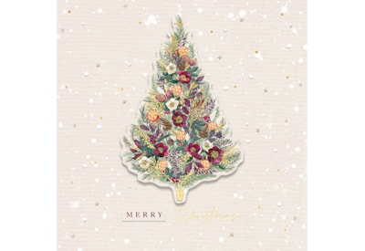 Ling Design Christmas Tree Luxury Cards 5's (LXLR0004)