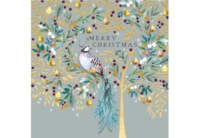 Ling Design Partridge In A Pear Tree  Luxury Cards 5's (LXLR0005)