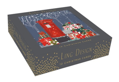 Ling Design Christmas Post Superior Cards 10's (LXSUR0002)