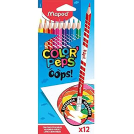 Maped Colourpeps Oops Colouring Pencils 12's (832812)