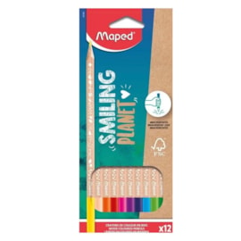 Maped Smile Planet Colouring Pencils 12's (831800FC)