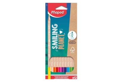 Maped Smile Planet Colouring Pencils 12's (831800FC)