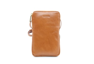 Lapella Mia Leather Crossbody Phone Bag Tan (148-2TAN)