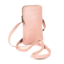 Lapella Mia Leather Crossbody Phone Bag Blush (148-12BLUSH)