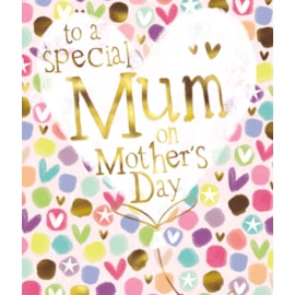 Ling Gold Text Mothers Day Card (MJJB0071)