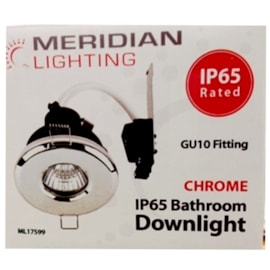 Meridian Gu10 Downlight Ip65 Rated Chrome (ML17599)