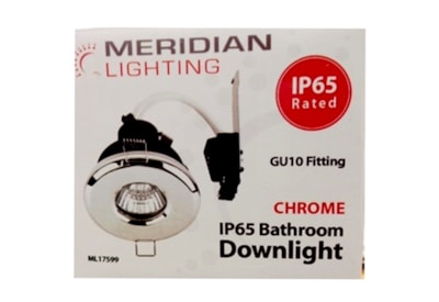 Meridian Gu10 Downlight Ip65 Rated Chrome (ML17599)