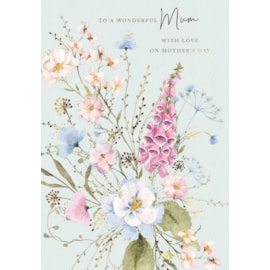 Ling Bunch Of Wildflowers Mothers Day Card (MMMB0067)