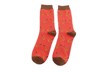 Mr Sparrow Acoustic Guitar Socks Orange (MR056ORANGE)