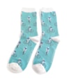 Mr Sparrow Cyclists Socks Duck Egg (MR074DUCKEGG)