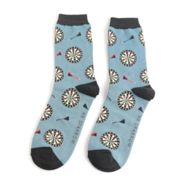 Mr Sparrow Dart Board Socks Denim (MR075DENIM)