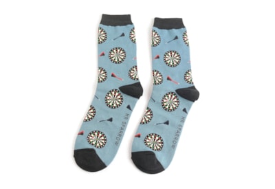 Mr Sparrow Dart Board Socks Denim (MR075DENIM)