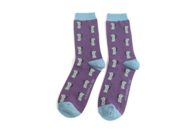 Mr Sparrow Cafetiere Socks Purple (MR082PURPLE)