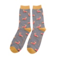 Mr Sparrow Skiing Sausage Socks Grey (MR088GREY)