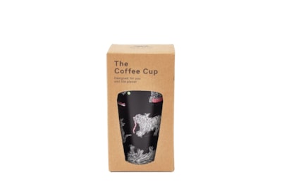 Eco Chic Black Scatty Scotty Thermal Coffee Cup (N03)