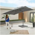 Nova Genesis Cantilever Parasol 3m x 2.5m Rectangular Grey