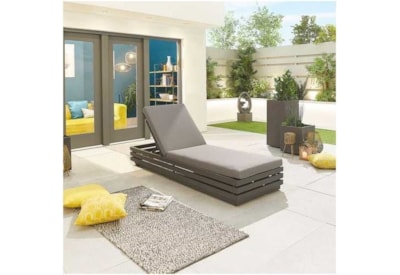 Nova San Marino Sun Lounger Grey