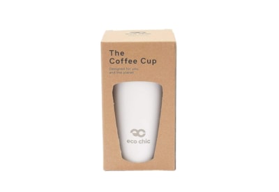 Eco Chic White Thermal Coffee Cup (N21)