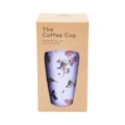 Eco Chic Lilac Blue Tits Thermal Coffee Cup (N33)