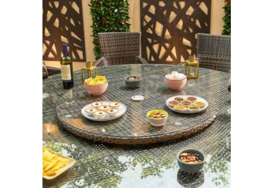 Nova Rattan Lazy Susan 90cm Brown