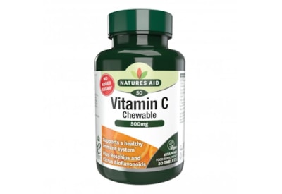 Natures Aid Vitamin C 500mg Chewable 50s (136410)