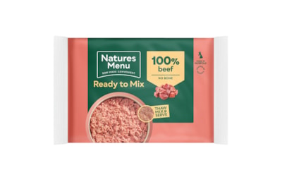 Natures Menu Raw Beef Mince (frozen) 400g (ABF)