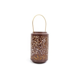 Brown Leaf Lantern 15x25 (NI8967)