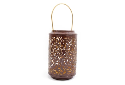 Brown Leaf Lantern 15x25 (NI8967)