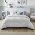 Night Lark Linen-effect Duvet Cloud Grey Single 10.5 (A1BDNLDOVEBGRS10S)