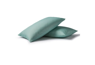 Night Lark Linen-effect Seagrass Pillowcase Pair (PIPCNLGREEN2P3)