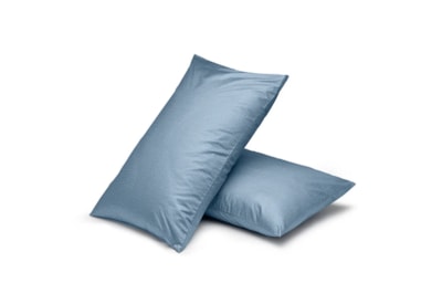 Night Lark Linen-effect Twilight Blue Pillowcase Pair (PIPCNLTURQA2P3)