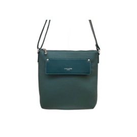 David Jones Pu X/body Bag Dk Green (NV6911-3_DK GREEN)