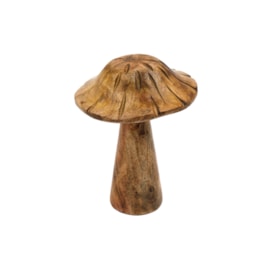 Sifcon Wooden Mushroom Ornament 18x15 (OR6761)